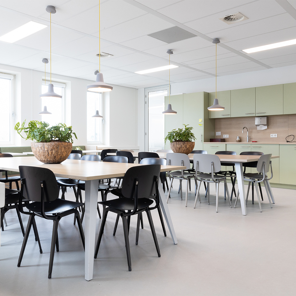 interior breakroom in Netherlands building