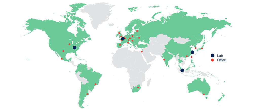 Central Laboratory Locations: USA, Belgium, China, Singapore