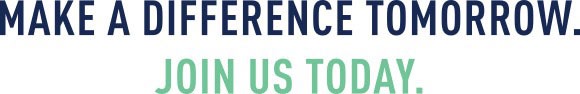 Make a difference tomorrow. Join us today.