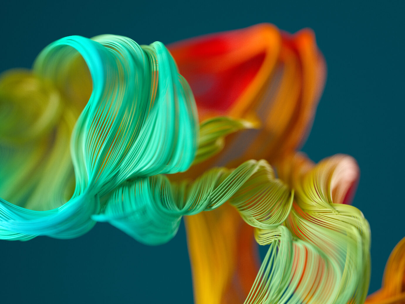 Abstract wavy object