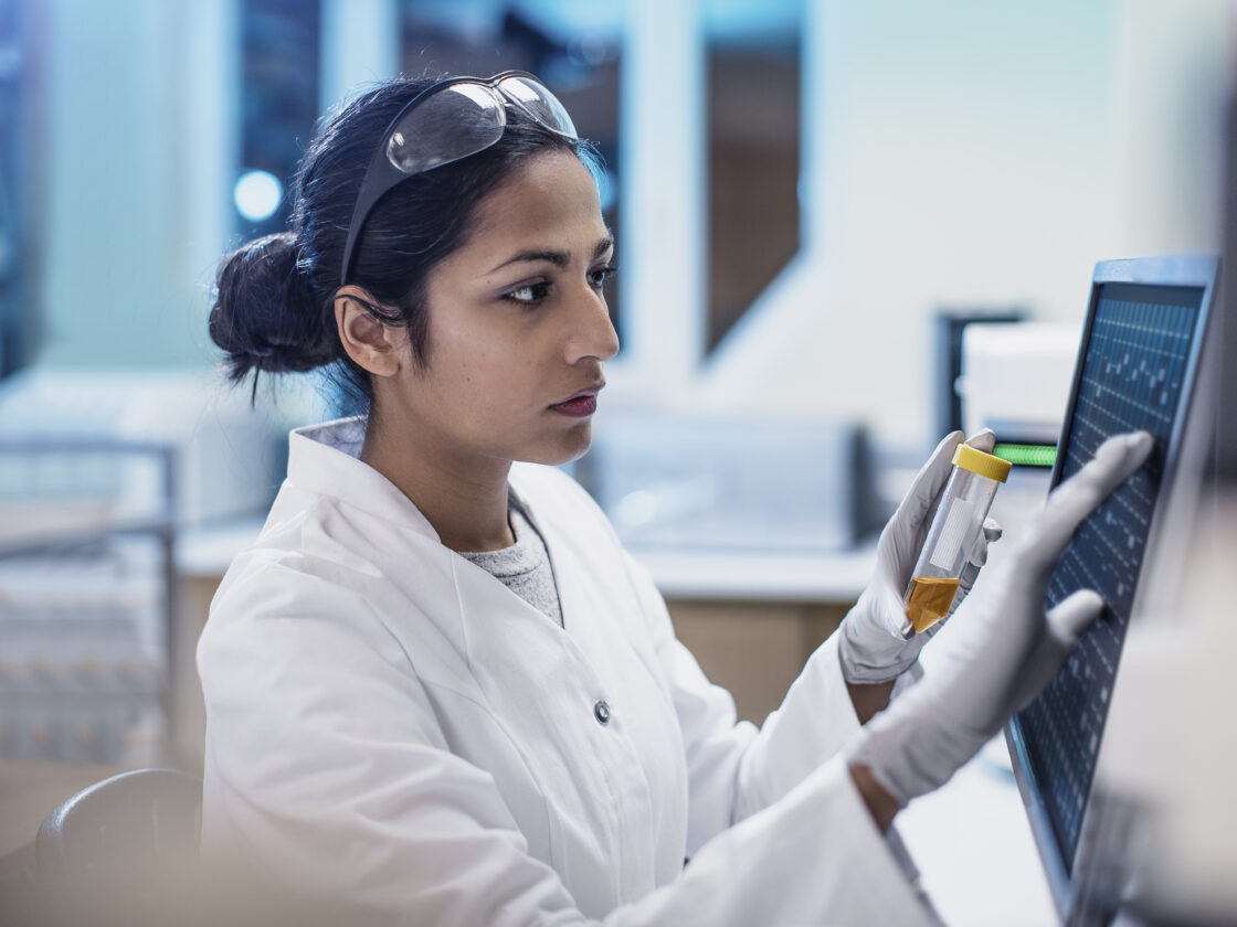 Female Scientist Working in The Lab