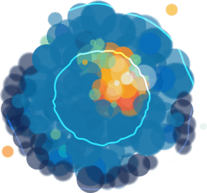 transparent blue cell gene