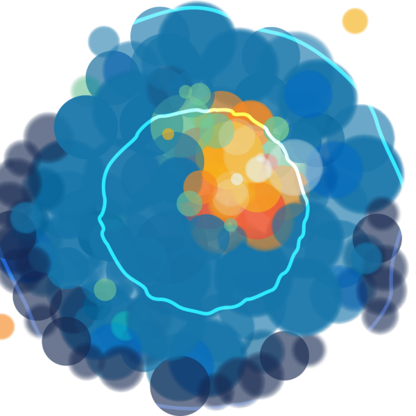 transparent blue cell gene