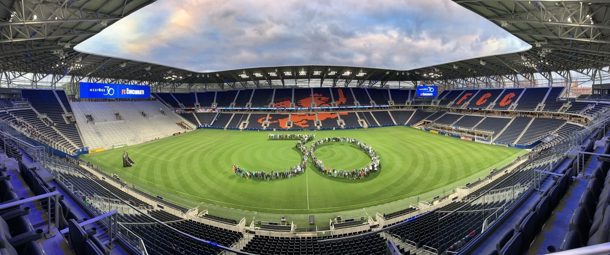 stadium photo of medpace 30 year