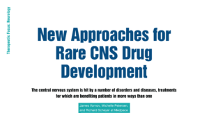 Article New Approaches for Rare CNS Drug Development