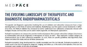 Article The Evolving Landscape of Therapeutic and Diagnostic Radiopharmaceuticals