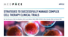 Article - Strategies to Successfully Manage Complex Cell Therapy Trials