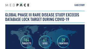 Case Study Global Phase III Rare Disease Study Exceeds Database Lock Target During COVID-19