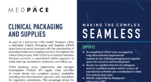 Fact Sheet: Clinical Packaging and Supplies