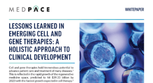 Lessons Learned in Emerging Cell and Gene Therapies
