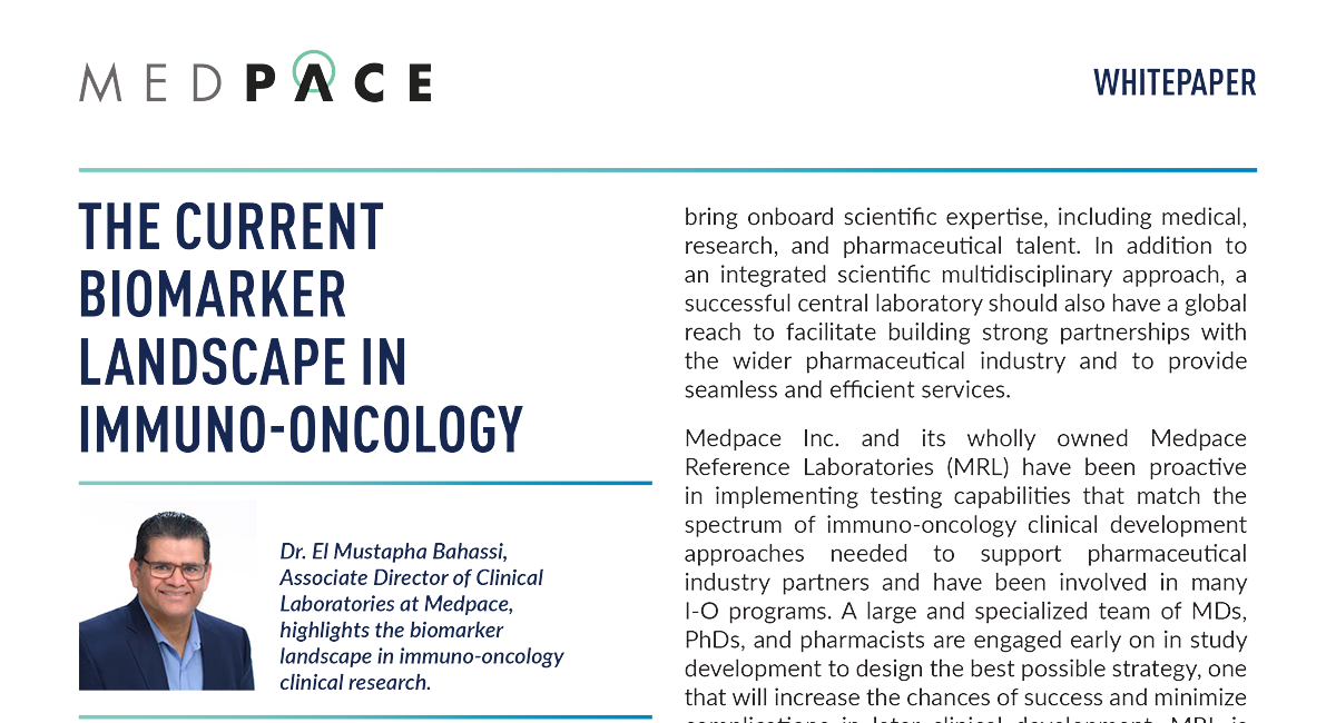 The Current Biomarker Landscape in Immuno-Oncology