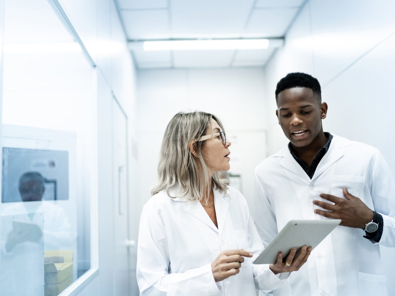 researchers talking about data